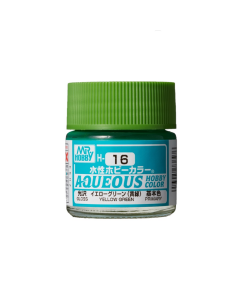 Aqueous Yellow Green Gloss 10ml (P,C) Mr. Hobby H016