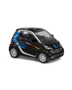 H0 Smart Fortwo Coupe 2012 "Zoll zwart" Busch 46214