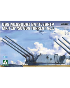 1/72 USS Missouri Battleship MK.7 16''/50 Gun Turret No.1 Takom 5015