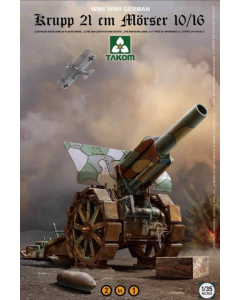 1/35 WWI / WWII German Krupp 21cm Mörser 10/16 Takom 2032