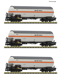 N NS Set Drukketelwagens "DSM Holland", 3-delig Fleischmann 849119