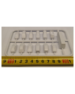 1/200 Auto 23 mm (12x) en bus 40 mm (1x) , wit - 577150300 Isensee 150300