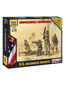 1/72 American Mechanized Infantry, snap fit "Art of Tactic" Zvezda 7407