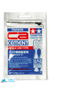 CA Cement (Single-Use Type), 5 stuks Tamiya 87101