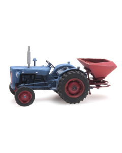 H0 Traktor Fordson met kunstmeststrooier - Artitec 387.347 Artitec 387347