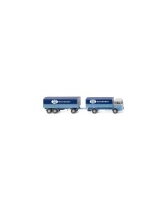 H0 Mercedes-Benz LP 1620 Vrachtwagen met aanhangwagen "PAGE N.V. Papierfabriek Gennep Holland" Wiking 041001
