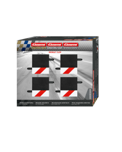 132/24 Slipstrook Binnen- of Buitenrand 1/4e Recht Baanstuk, 4 stuks Carrera 20589