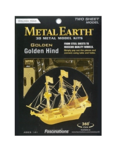 Metal Earth: Gold Golden Hind - MMS049G Metal Earth 570049G