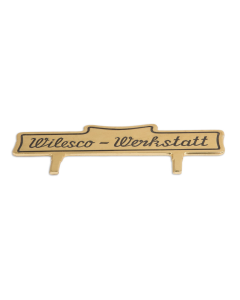 Schild "Wilesco-Werkstatt" - D141 Wilesco 01858
