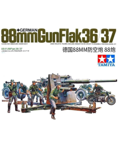 1/35 German Flak 8,8 Kanone with Motorcycle Tamiya 35017