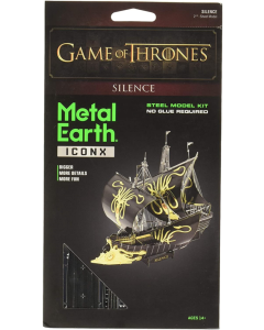 Metal Earth: ICONX Game of Thrones Greyjoy Ship "Silence" - ICX126 Metal Earth 575126
