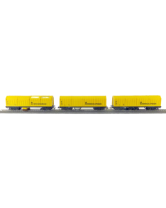 H0 AC Set Stofzuigerwagen + Slijpwagen + middenrailreinigingswagen (art. 8830 + 9130 + 9125), 3-rail wisselstroom LUX-Modellbau 9635