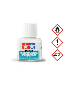 Liquid Surface Primer "White" 40ml Tamiya 87096