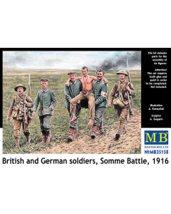 1/35 British and German soldiers, Somme Battle 1916 Master Box 35158