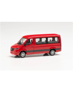 H0 Mercedes-Benz Sprinter '18 bus FD, rood Herpa 096478