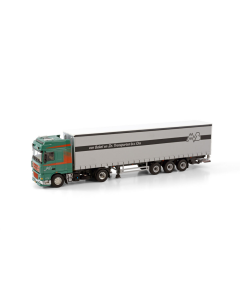 1/50 Van Bakel, Daf XF 95 Super Space Cab 4x2 + Curtain Side Trailer - WSI 01-3936 WSI 013936