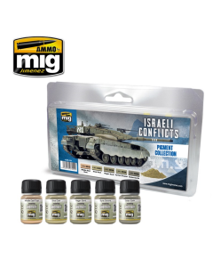Israeli Conflicts Pigments Collection  5 jars 35 ml AMMO by Mig 7454