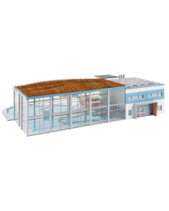 H0 Zwembad met glijbaan (lasercut) Faller 130150