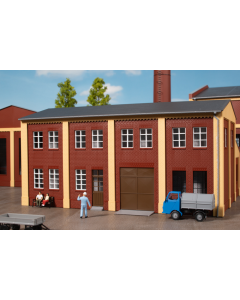 Muur / Wände 2578A, 2578B & 2578C, rood/rot (6 st.) Auhagen 80532