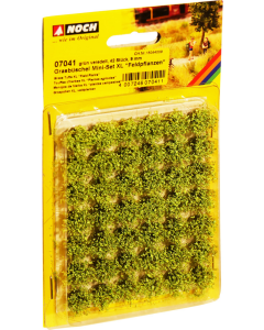 Graspollen XL "Veldplanten" groen 9 mm 42 stuks Noch 07041