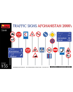 1/35 Traffic Signs, Afghanistan 2000's MiniArt 35640
