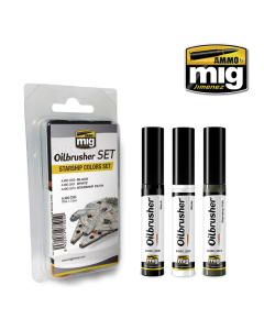 Oilbrusher set starship colors 35 ml, 3 stuks AMMO by Mig 7505