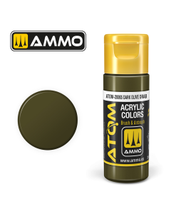 ATOM ACRYLIC COLOR DARL OLIVE DRAB 20 ML AMMO by Mig 20065