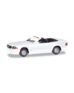 H0 Mercedes Benz 500 SL (R129), wit Herpa 028851