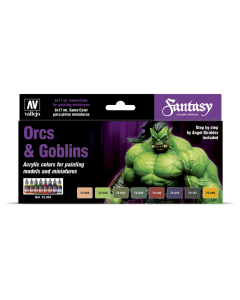 Orcs & Goblins Set (Game Colors) [8] Vallejo 72304