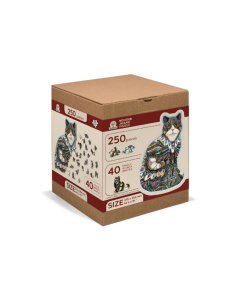 Houten legpuzzel - De Juwelenkat, 250 stukjes Wooden City HE0153L