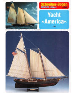 1/100 Yacht "America", SB72461 Schreiber-Bogen 72461