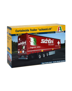 1/24 Curtainside Trailer "Schoeni.ch" Italeri 3918