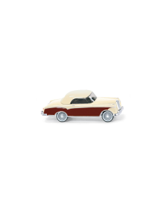 H0 Mercedes-Benz 220 Coupé, beige/rood Wiking 014420