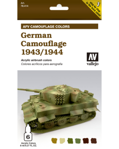 Airbrush Set German Camouflage 1943/1944 Vallejo 78414