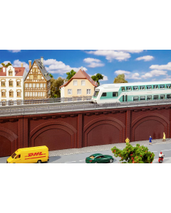 H0 Arcaden met ballastbed Faller 120573