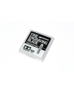 Fine Engraving Blade 0,1mm/2mm Schaft L.25mm Tamiya 74135