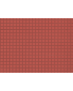 H0 Pleinbestating, rood-bruin / Marktplatte rotbraun, per stuk Auhagen 52422