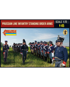 1/72 Prussian Line Infantry Standing Order Arms Strelets-R 211