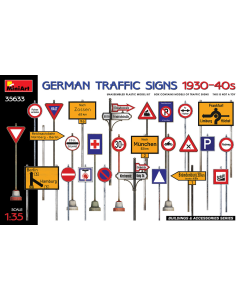 1/35 German Traffic Signs 1930-40s MiniArt 35633