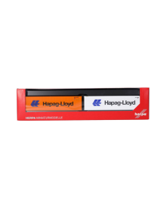 H0 Container 2 x 40 ft. "Hapag-Lloyd" Herpa 076449006