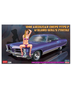 1/24 1966 American Coupe Type P w/Blond Girl's Figure - Hasegawa 52224 Hasegawa 52224