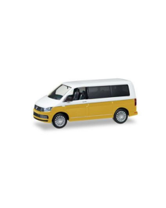 H0 VW T6 Bicolor, wit-geel metallic Herpa 038730