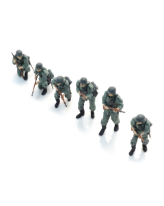 1/72 WM Infanterie op patrouille (6x) (ready made) Artitec 5720001