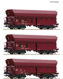 H0 Set Zelflossers Holcim, 3-delig Roco 77033