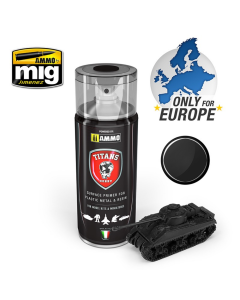 Titans hobby black matt primer 400 ml spray Titans Hobby 100