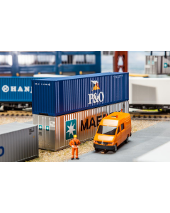 H0 40' Hi-Cube Container P&O Faller 180843