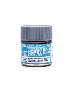 Aqueous Medium Seagray Semi-Gloss 10ml (A/UK) Mr. Hobby H335