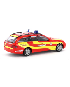H0 MB E-klasse T, Feuerwehr 'Rettung' Busch 49460