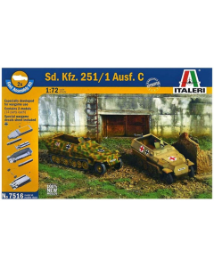 1/72 German Sd.kfz.251/1 Ausf. C, Fast Assembly Kit Italeri 7516