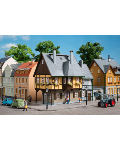 H0 Woonhuis / Wohnhaus Bahnhofstraße 1 Auhagen 12343